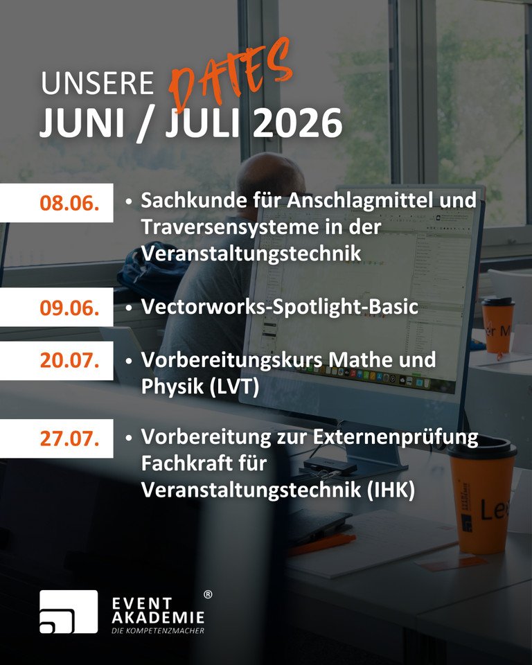 Übersicht Daten Juni / Juli
